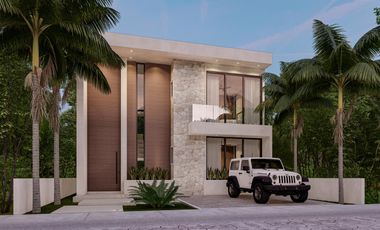 Villa de lujo  de 3 habitaciones en  Tulum Country Club a minutos del mar Caribe