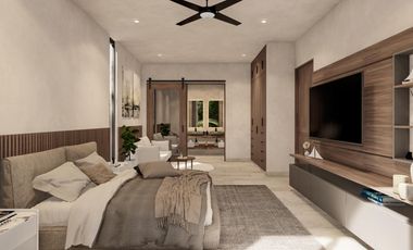 Villa de lujo  de 3 habitaciones en  Tulum Country Club a minutos del mar Caribe