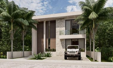 Villa de lujo  de 3 habitaciones en  Tulum Country Club a minutos del mar Caribe