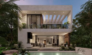 Villa de lujo  de 3 habitaciones en  Tulum Country Club a minutos del mar Caribe