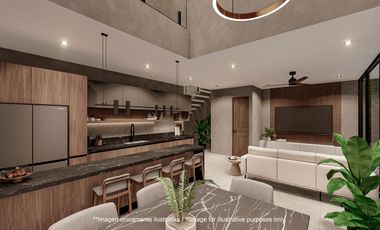 Villa de lujo  de 3 habitaciones en  Tulum Country Club a minutos del mar Caribe