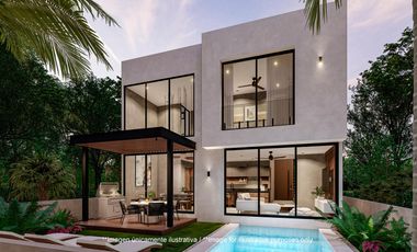 Villa de lujo  de 3 habitaciones en  Tulum Country Club a minutos del mar Caribe