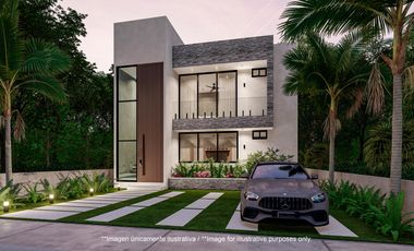 Villa de lujo  de 3 habitaciones en  Tulum Country Club a minutos del mar Caribe