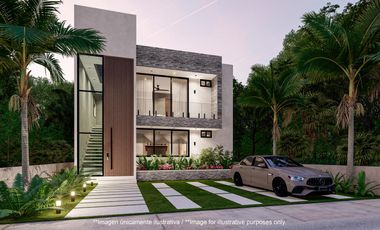 Villa de lujo  de 3 habitaciones en  Tulum Country Club a minutos del mar Caribe