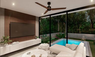 Villa de lujo  de 3 habitaciones en  Tulum Country Club a minutos del mar Caribe