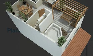 Casa en Venta 3 Habitaciones   RoofTop Zona Residencial Playa del Carmen con Piscina