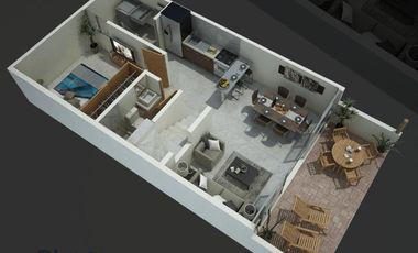 Casa en Venta 3 Habitaciones   RoofTop Zona Residencial Playa del Carmen con Piscina