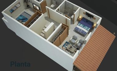 Casa en Venta 3 Habitaciones   RoofTop Zona Residencial Playa del Carmen con Piscina