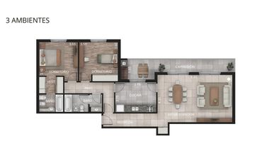 ENTREGA INMEDIATA - Depto 3 AMB en Altos de Maschwitz