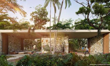 CASA 2 RECAMARAS EN VENTA/ TULUM/ 10 MINUTOS DEL MAR/ GYM/ ALBERCA/ ROOF PRIVADO.