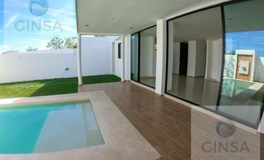 PRADERAS DEL MAYAB  || INMEJORABLE RESIDENCIA EN VENTA TOTALMENTE NUEVA, UBICADA EN EXCLUSIVA PRIVADA AL NORTE DE MERIDA AL PIE DE CARRETERA
