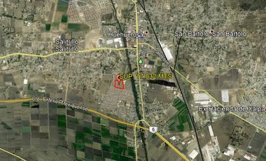 TERRENO HUEHUETOCA SALITRILLO SUP. 17,032 MTS