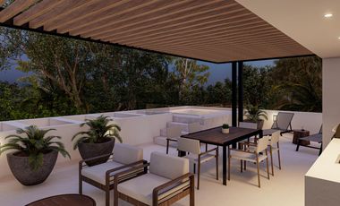 Villa de lujo  de 3 habitaciones en  Tulum Country Club a minutos del mar y playas turquesas