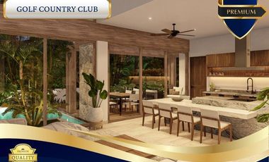 Villa de lujo  de 3 habitaciones en  Tulum Country Club a minutos del mar y playas turquesas