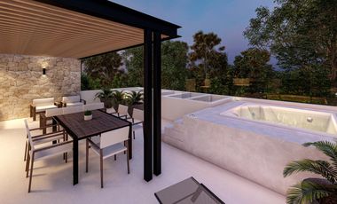 Villa de lujo  de 3 habitaciones en  Tulum Country Club a minutos del mar y playas turquesas