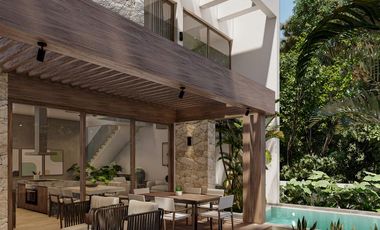 Villa de lujo  de 3 habitaciones en  Tulum Country Club a minutos del mar y playas turquesas