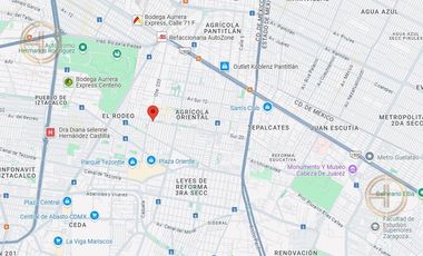 Departamento en Venta a 9 min de Plaza Oriente a 7 min de Metro Agrícola Oriental.
