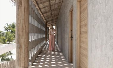 DEPARTAMENTO EN MAHAHUAL CON VISTA AL MAR Y ACCESO PRIVADO A PLAYA