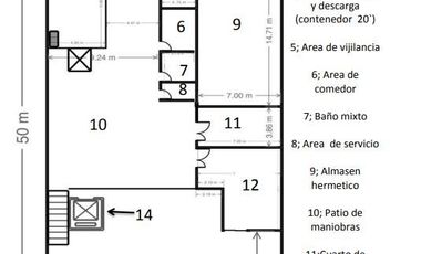 Magnífica bodega de 1000 m2 en Parque Industrial en Santa Catarina, N. L.