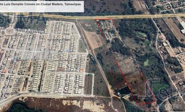 Terreno en Venta sobre Luis Donaldo Colosio, Madero Tamaulipas.