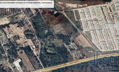 Terreno en Venta sobre Luis Donaldo Colosio, Madero Tamaulipas.