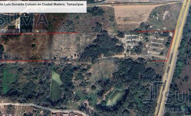 Terreno en Venta sobre Luis Donaldo Colosio, Madero Tamaulipas.