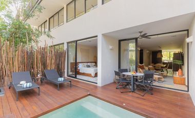 Venta Bungalos Village | 2 Recámaras con Piscina Privada en Aldea Maya I – Tulum