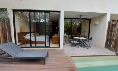 Venta Bungalos Village | 2 Recámaras con Piscina Privada en Aldea Maya I – Tulum
