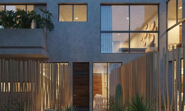 VILLA EN VENTA EN TULUM DE 3 HABITACIONES CON AMENIDADES Y ALBERCA