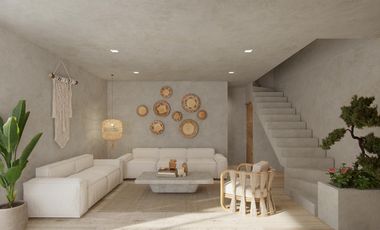 VILLA EN VENTA EN TULUM DE 3 HABITACIONES CON AMENIDADES Y ALBERCA