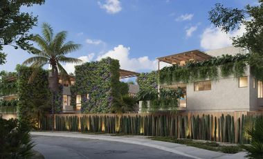 VILLA EN VENTA EN TULUM DE 3 HABITACIONES CON AMENIDADES Y ALBERCA