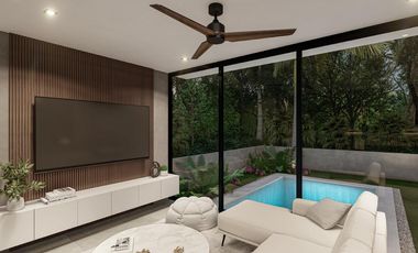 Villa Exclusiva En Tulum Country Club Con Alberca