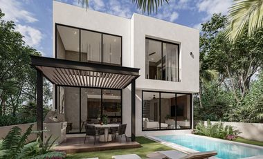 Villa Exclusiva En Tulum Country Club Con Alberca