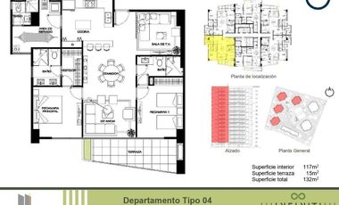 DEPARTAMENTOS EN VENTA INFINITI TORRE B1, MONTEBELLO, MERIDA.