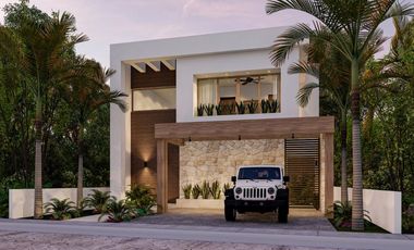 Villa De Lujo En Venta En  Tulum Country Club Con Alberca