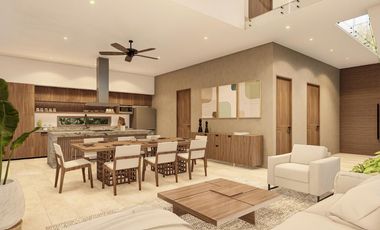 Villa De Lujo En Venta En  Tulum Country Club Con Alberca