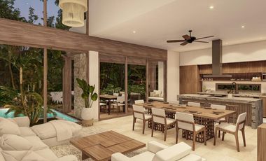 Villa De Lujo En Venta En  Tulum Country Club Con Alberca
