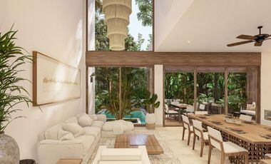 Villa De Lujo En Venta En  Tulum Country Club Con Alberca