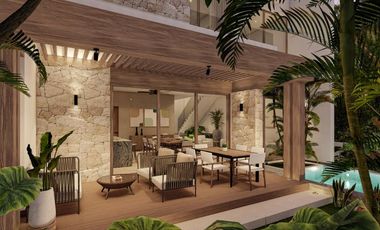 Villa De Lujo En Venta En  Tulum Country Club Con Alberca