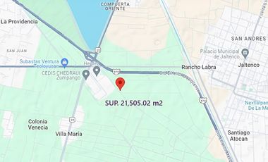 Terreno en Santa Ana Nextlalpan, Edo. Méx. Sup. 21,505.02 m2