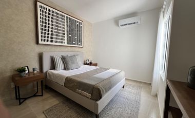 Casa de 2 Habitaciones en venta en Playa del Carmen a 40 minutos de aeropuerto de Cancún | Alberca y Palapa