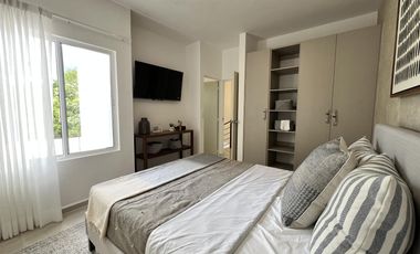 Casa de 2 Habitaciones en venta en Playa del Carmen a 40 minutos de aeropuerto de Cancún | Alberca y Palapa