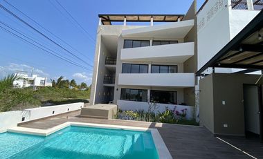 DEPARTAMENTO EN VENTA EN LAS PLAYAS DE SAN BENITO, DZEMUL.