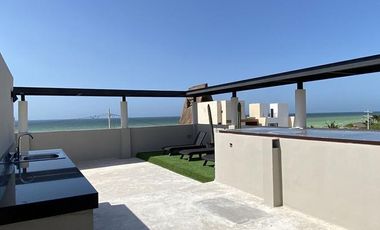 DEPARTAMENTO EN VENTA EN LAS PLAYAS DE SAN BENITO, DZEMUL.