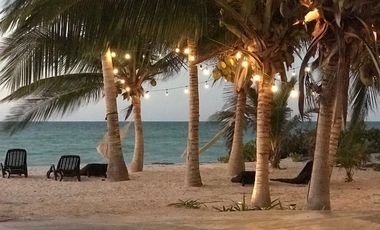 Departamento en planta baja frente al mar  en VENTA 3 recamaras