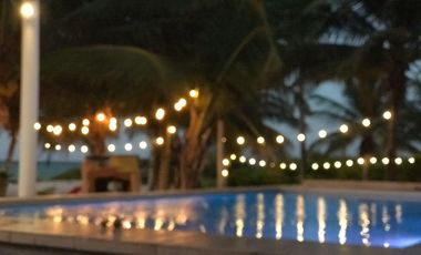 Departamento en planta baja frente al mar  en VENTA 3 recamaras