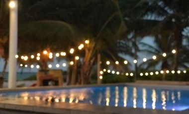 Departamento en planta baja frente al mar  en VENTA 3 recamaras