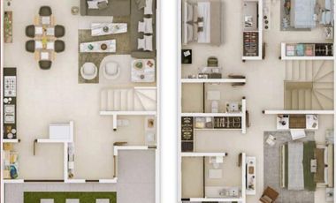 CASA EN VENTA EN CANCUN 3 HABITACIONES CON ALBERCA GYM SALÓN DE EVENTOS ASADORES ROI PLUSVALÍA