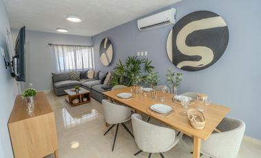 CASA DE 3 RECÁMARAS - TERRAZA - SIN COLINDANCIAS. PLAYA DEL CARMEN. ENTREGA INMEDIATA