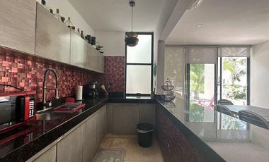 VILLA AMUEBLADA CON PANELES SOLARES  EN VENTA EN TELCHAC PUERTO, YUCATÁN.